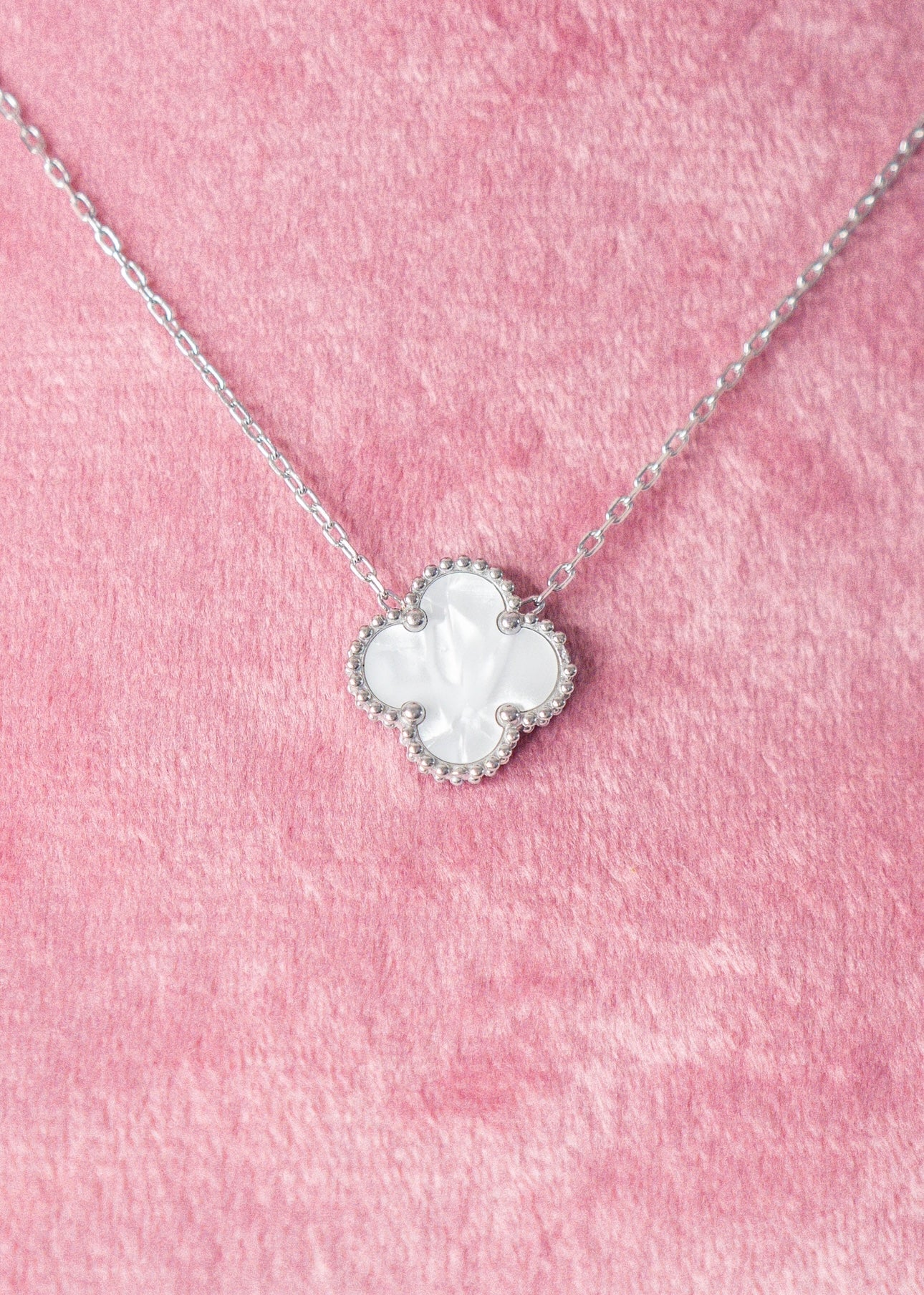 Lucky 4 Leaf Necklace - Silver