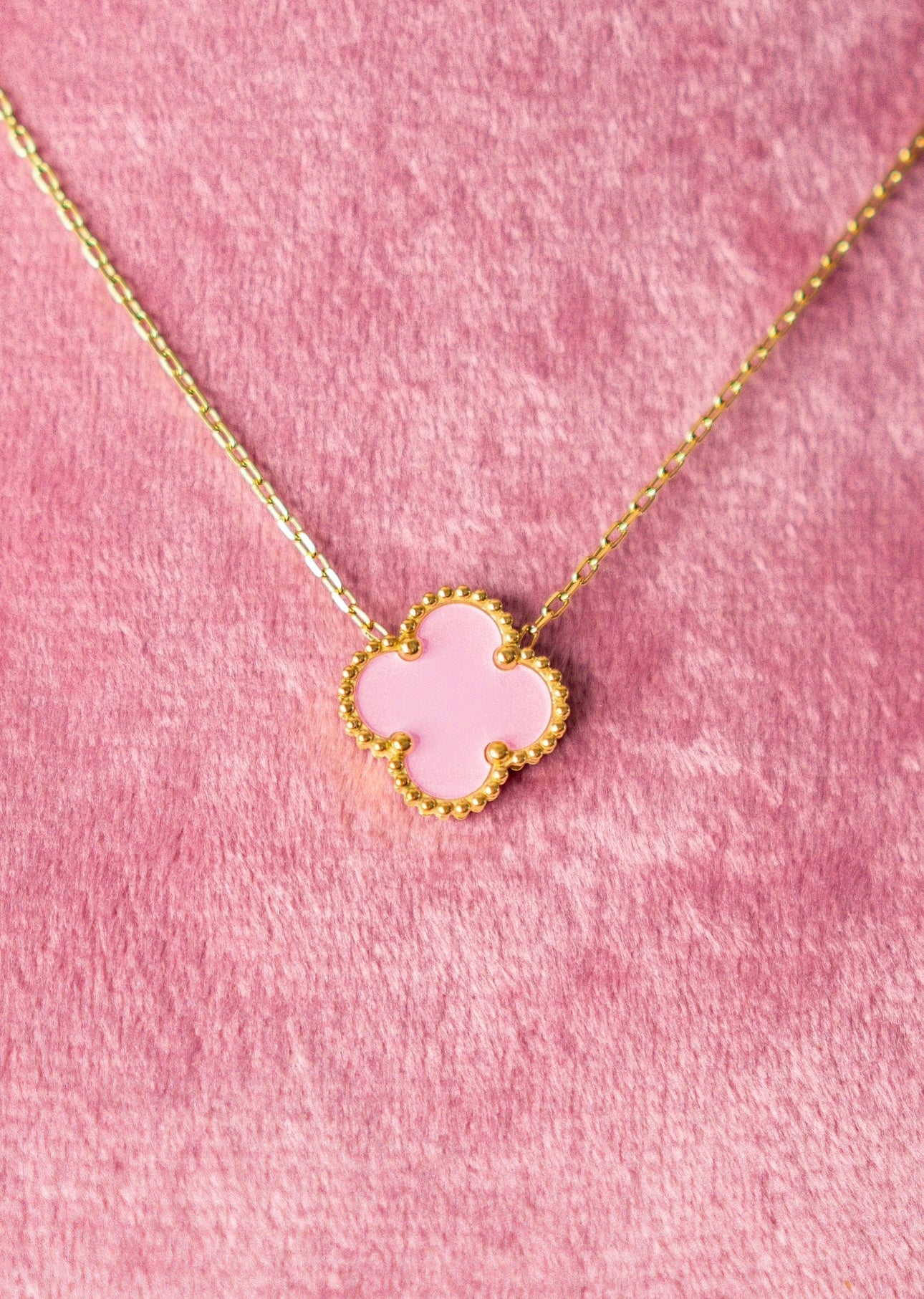 Lucky 4 Leaf Necklace - Gold